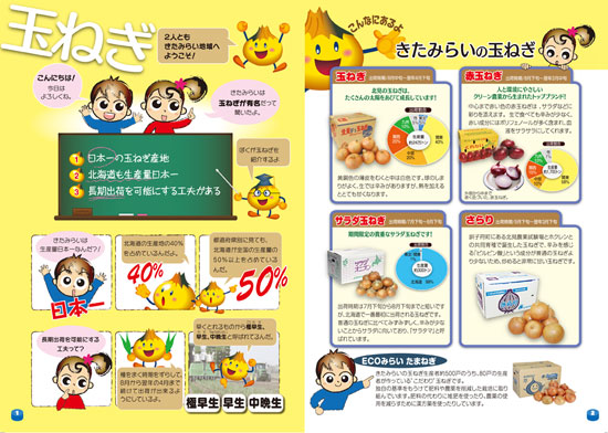 食育冊子 1~4ページ 玉ねぎ 食育冊子 1~4ページ 玉ねぎ