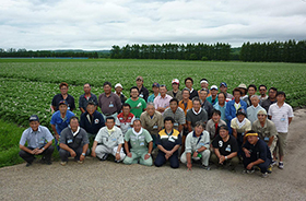 訓子府町馬鈴薯耕作組合減農薬研究部会 会員 訓子府町馬鈴薯耕作組合減農薬研究部会 会員