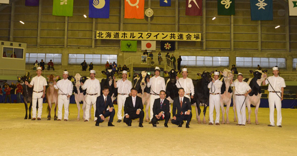 【組合員活動報告】第14回全日本ホルスタイン共進会で山内さんの出品牛が名誉賞を受賞
