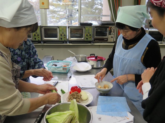 料理講習会の様子