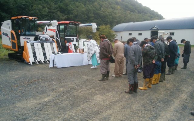 安全祈願祭と入魂式の様子