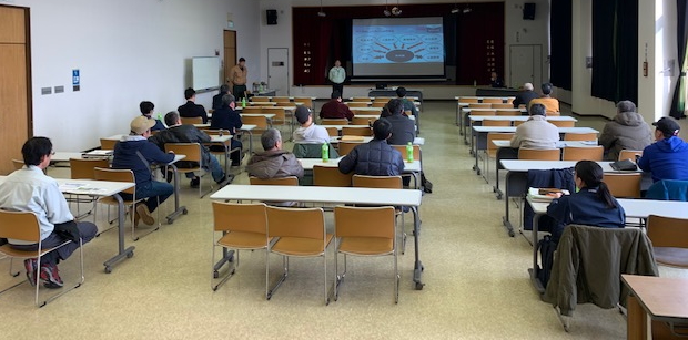 端野地区で大豆・小麦・じゃがいもの冬季畑作営農講習会を開催しました！