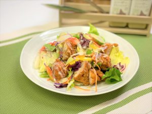 白花豆シーザードレッシング 調理例 白花豆シーザードレッシング 調理例