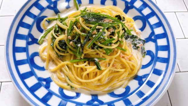 和風クリームパスタ