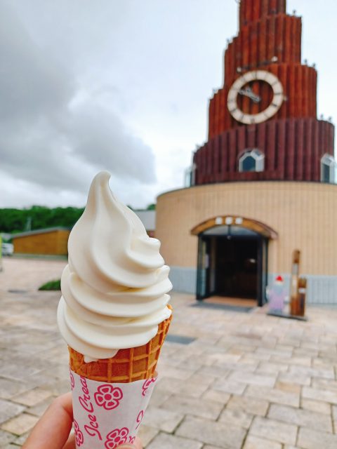 白花豆ソフトクリーム