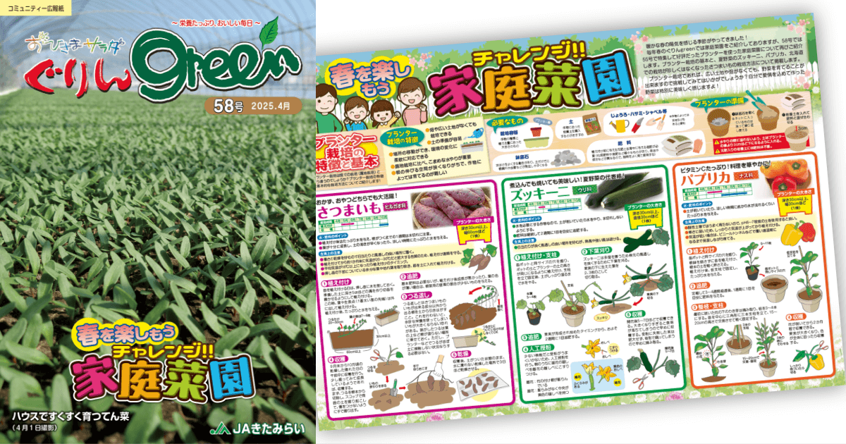 ぐりんgreen第58号を公開しました。